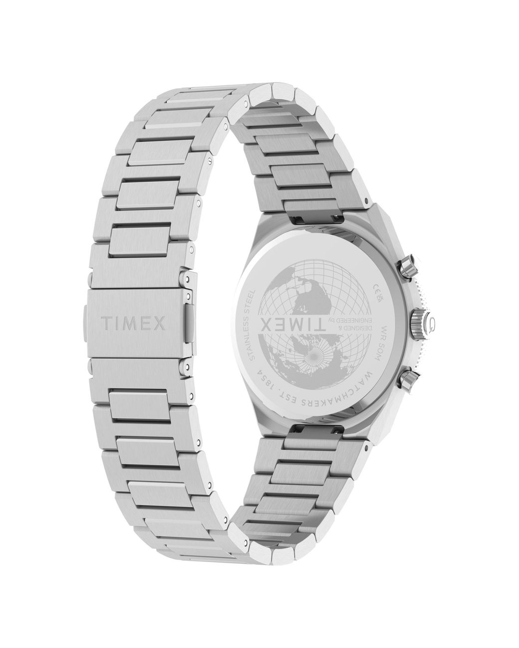 Timex Metallic L Q Chrono Wtc Sn71 for men