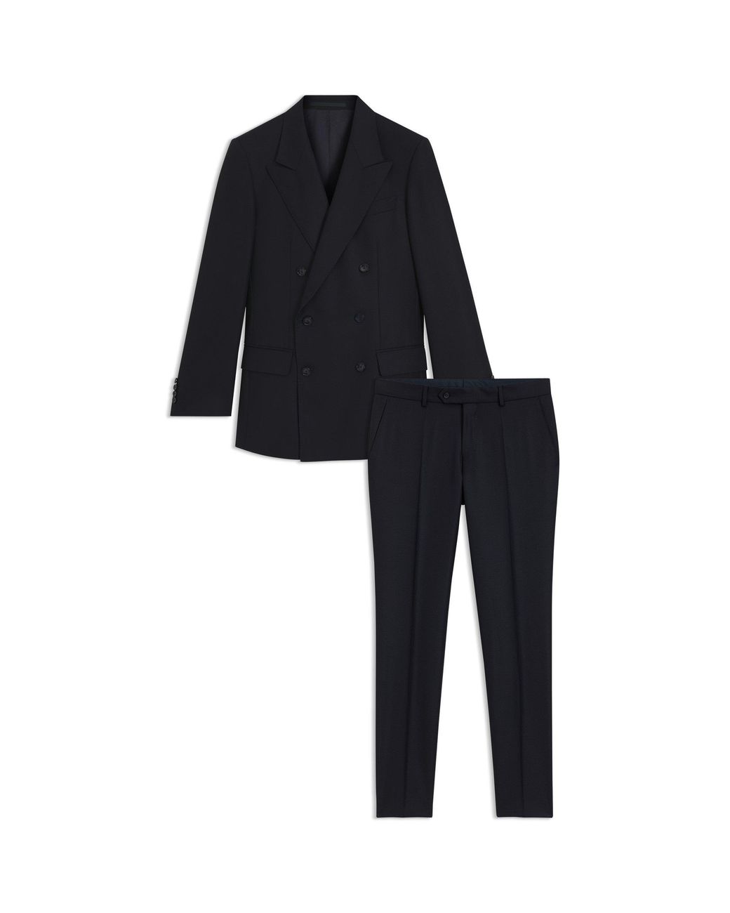 Boss Black Double Breasted Slim-Fit Suit for men