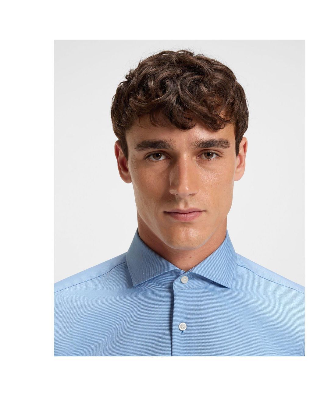 Boss Blue H-Joe-Spread-C1-222 10242063 0 Oxford Shirt for men