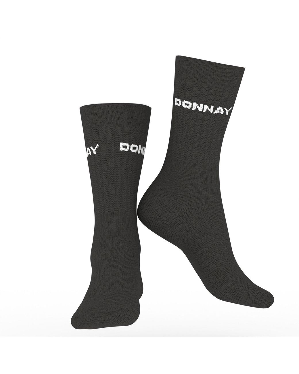 Donnay Black Crew 10 Pack Sports Socks
