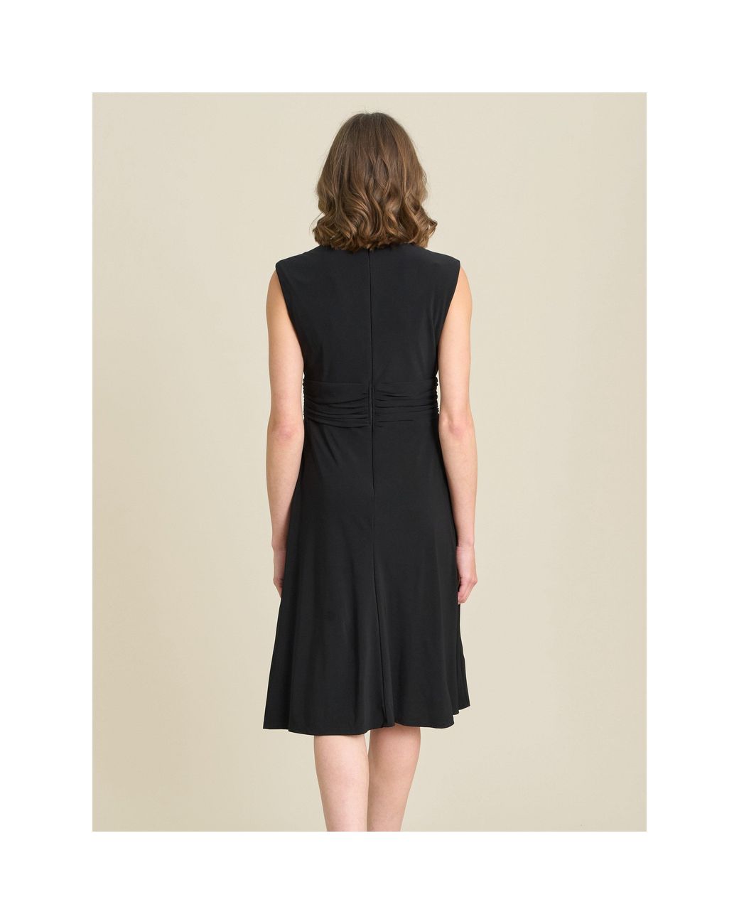 Gina Bacconi Black Suri Sleeveless Dress
