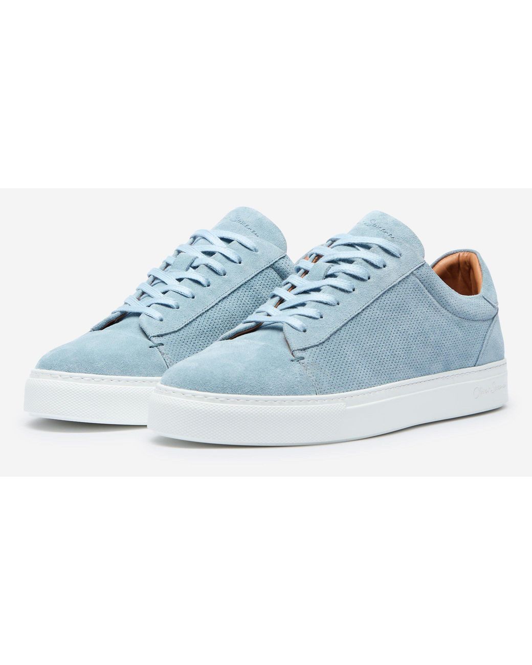 Oliver Sweeney Blue Almada Low-Top Trainers for men