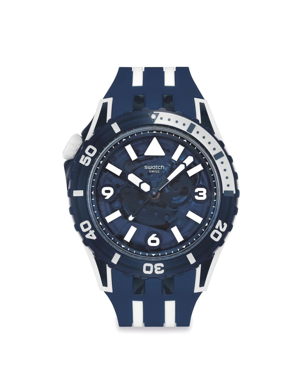 Swatch Blue Scubaqua Analogue Quartz Watch for men