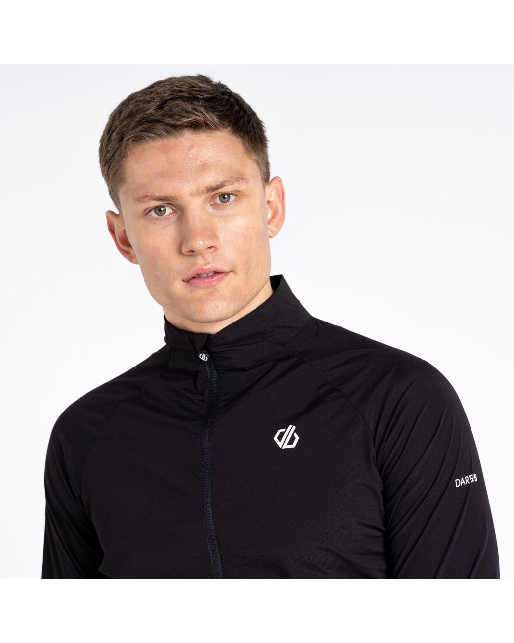 Dare 2b Black Aep Exemplary Lightweight Windshell Jacket for men