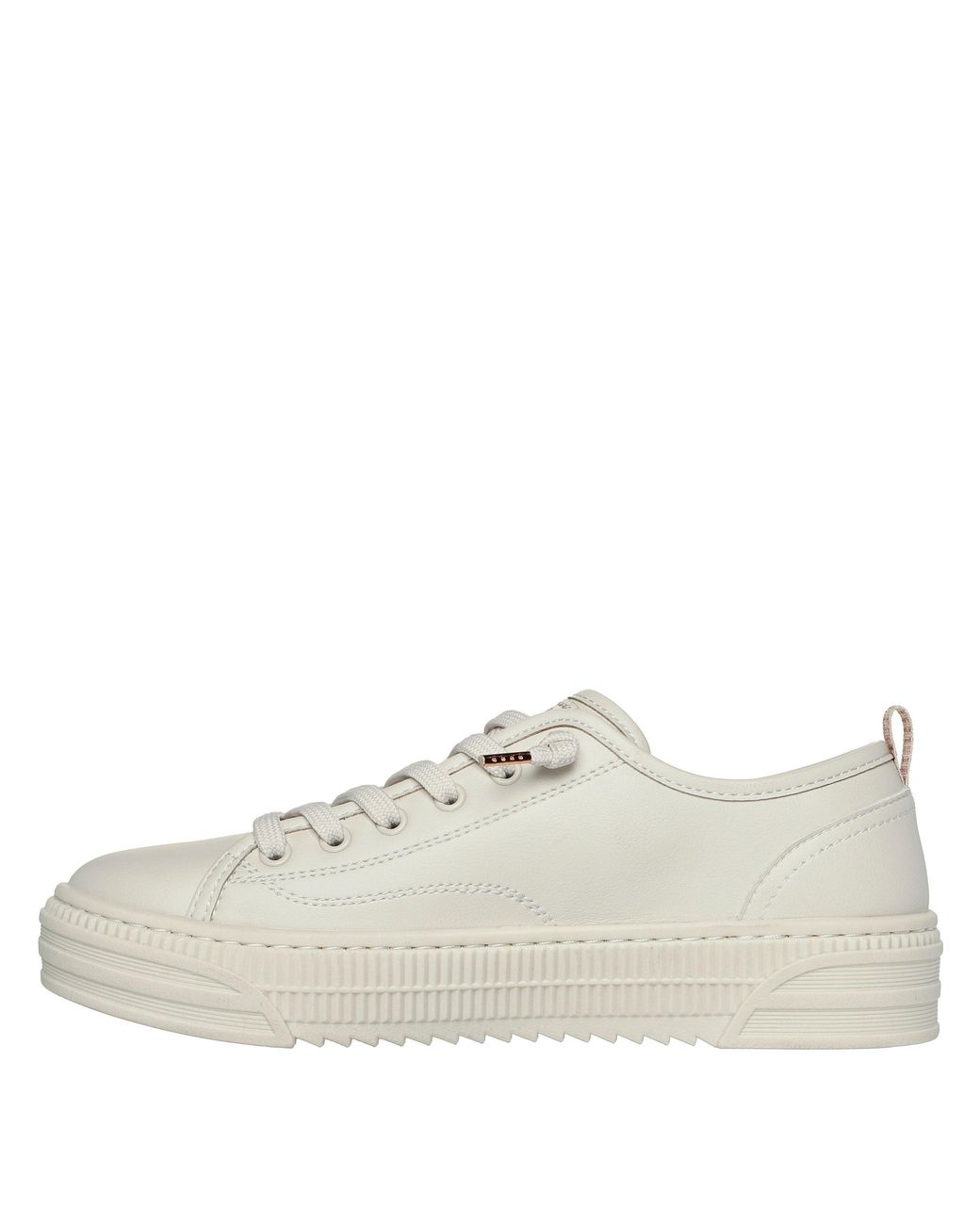 Skechers White Low-Top Trainers