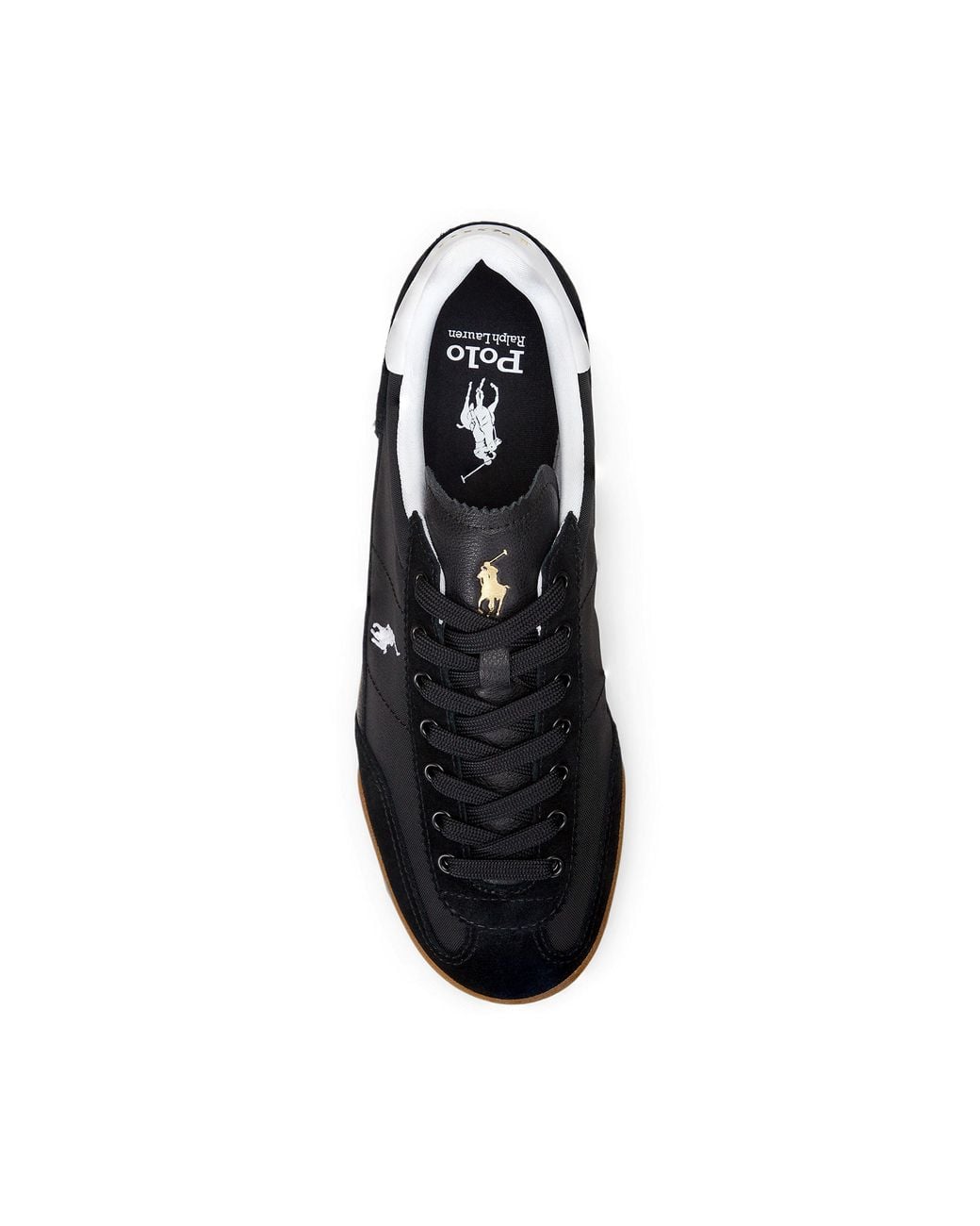 Polo Ralph Lauren Black Hester Low-Top Trainers for men