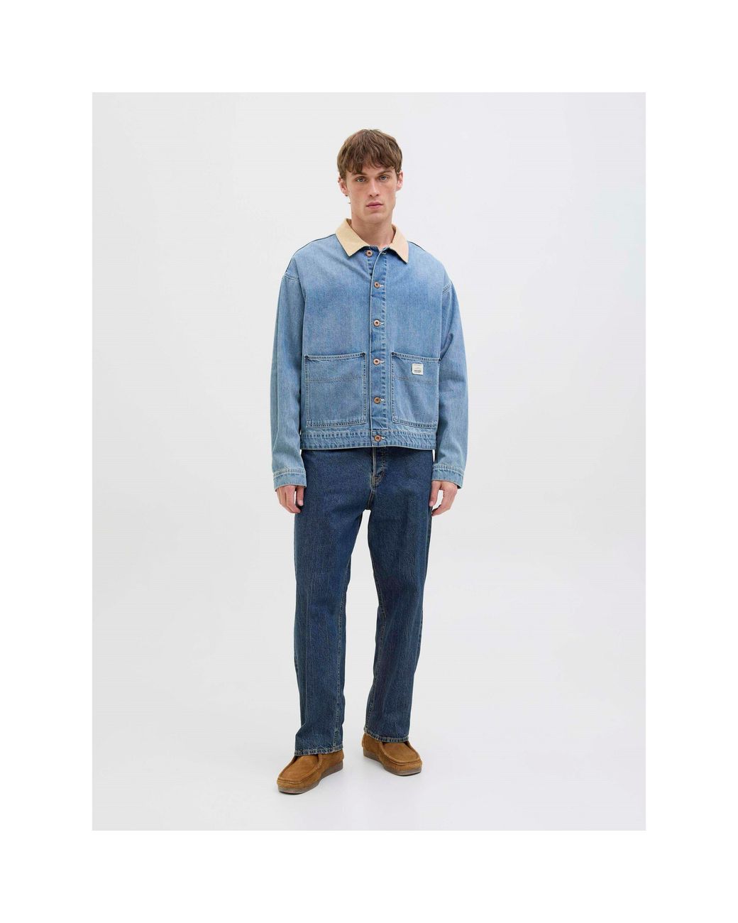 Jack & Jones Blue Eddie Baggy Jeans for men