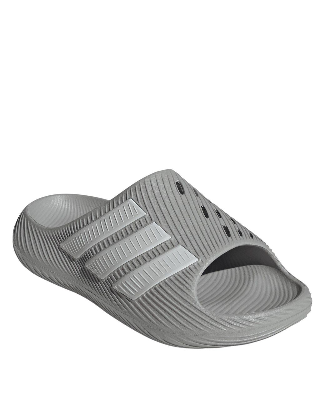Adidas Gray Pool Sliders for men