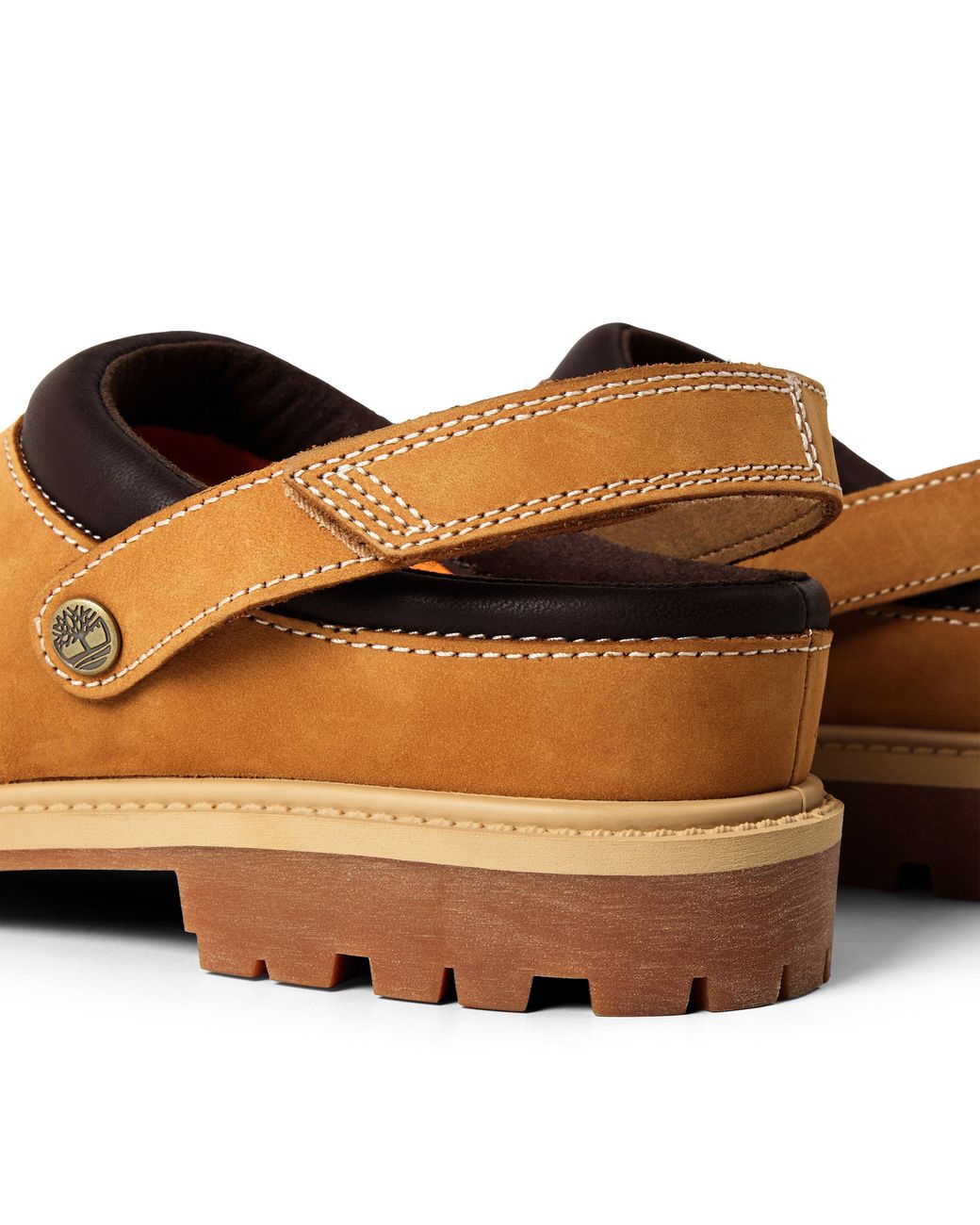 Timberland Brown Leather Clogs