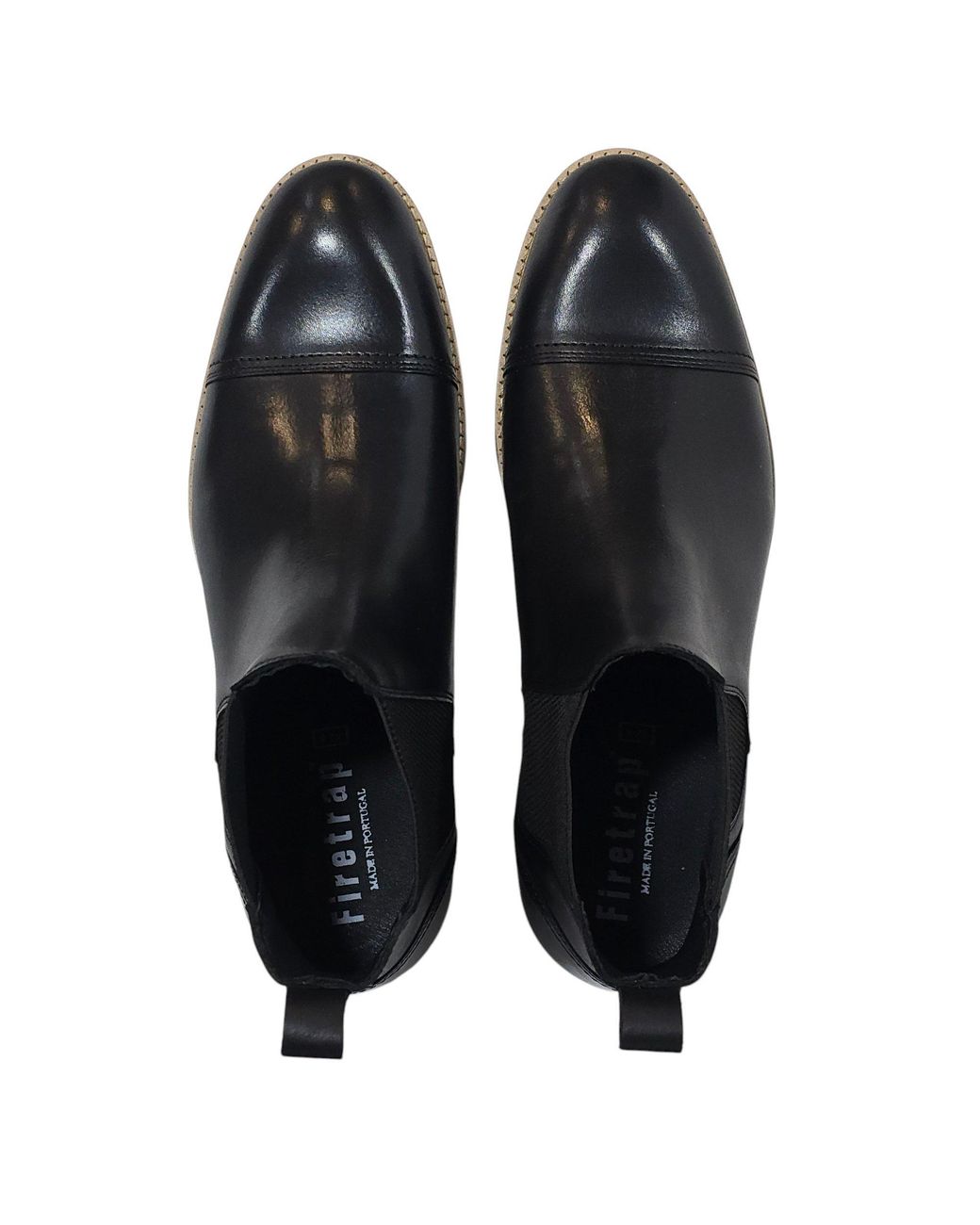 Firetrap Black Bush Chelsea Boots for men