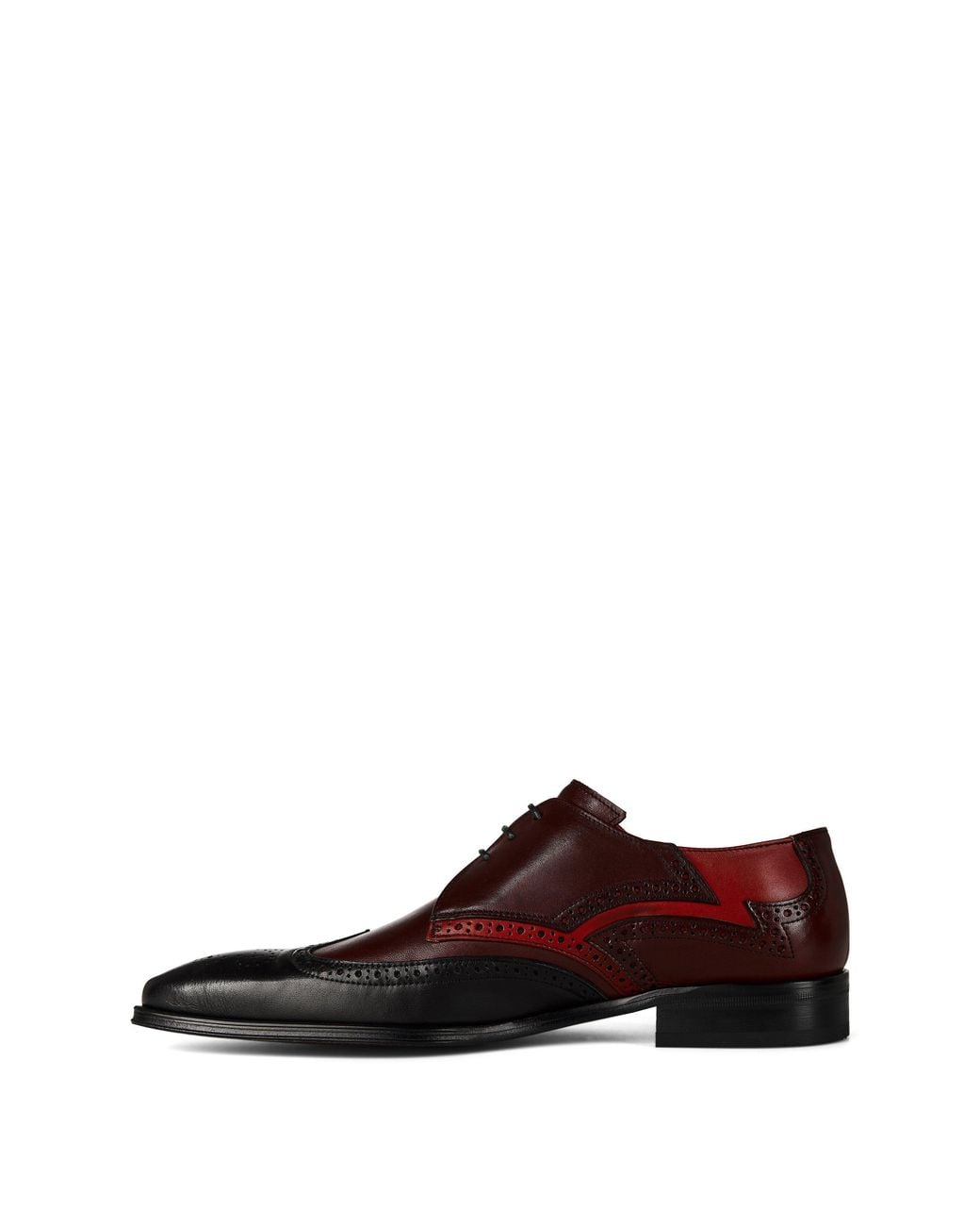Jeffery West Brown Scarface Three-Tone Leather Brogues for men