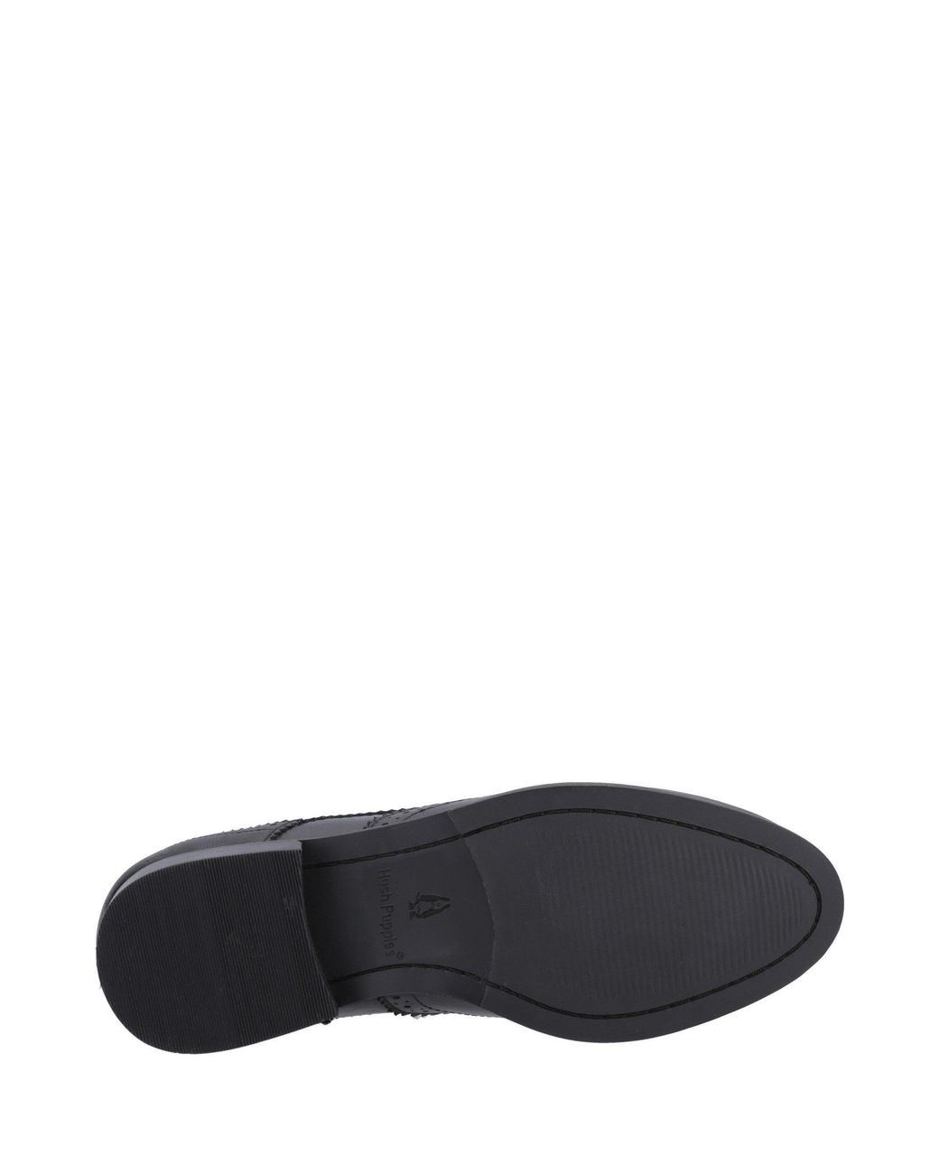 Hush Puppies Black Natalia Leather Brogues