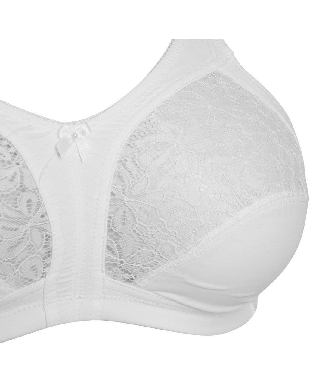 Valbonne White Lace Non Wired Softcup Bra