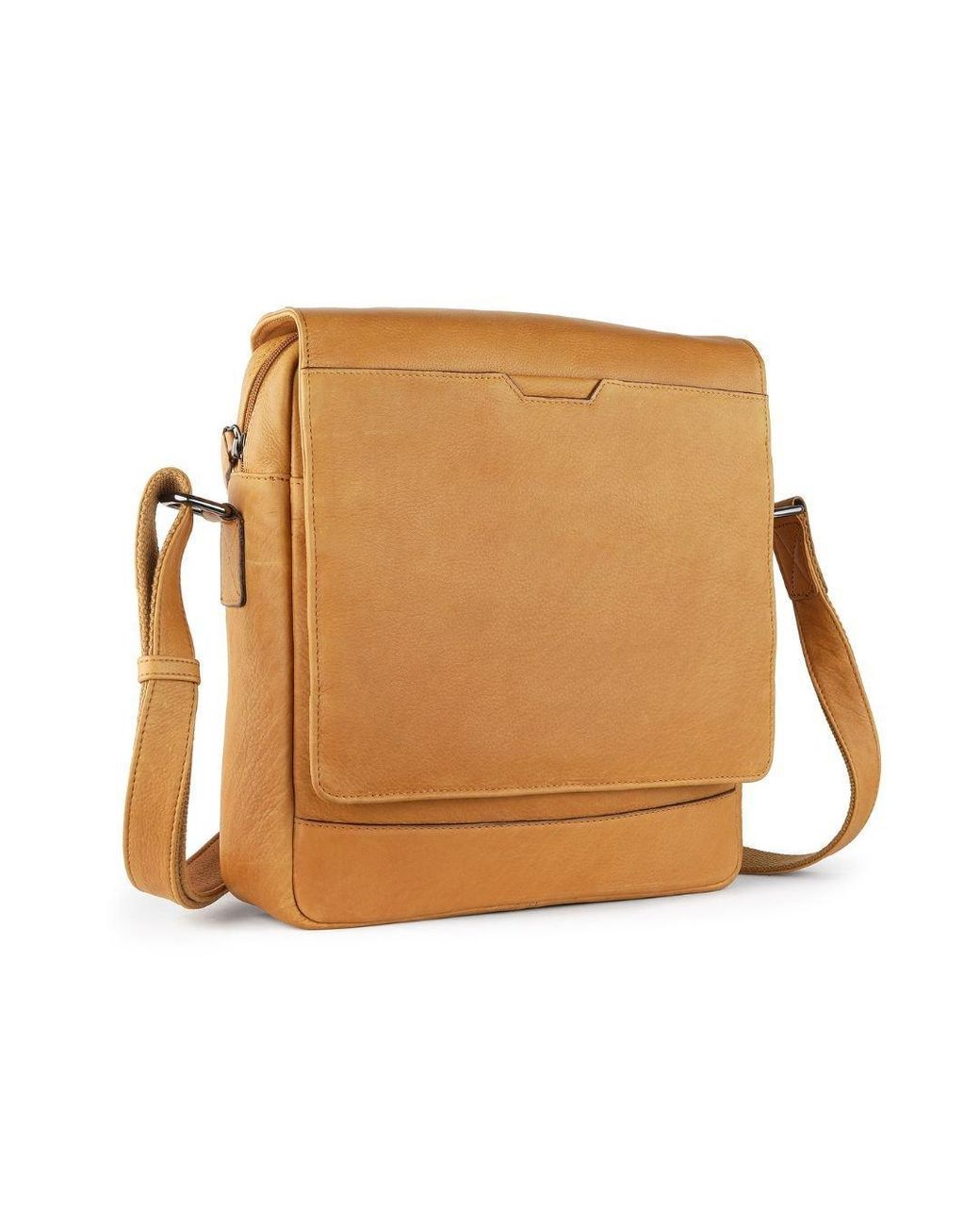 PRIMEHIDE Leather Brown Crossbody Messenger Bag