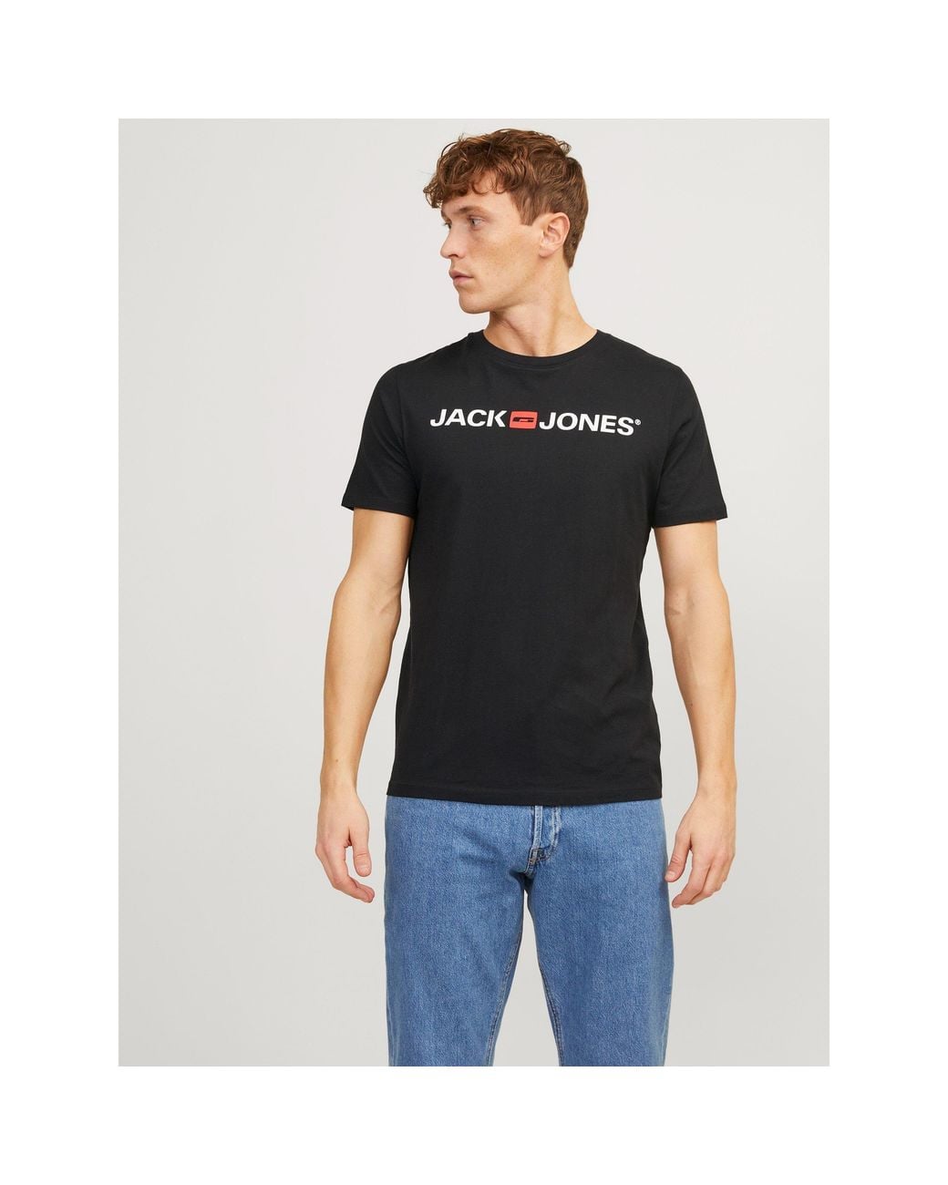 Jack & Jones Blue Corp Logo 3-pack T-shirt for men