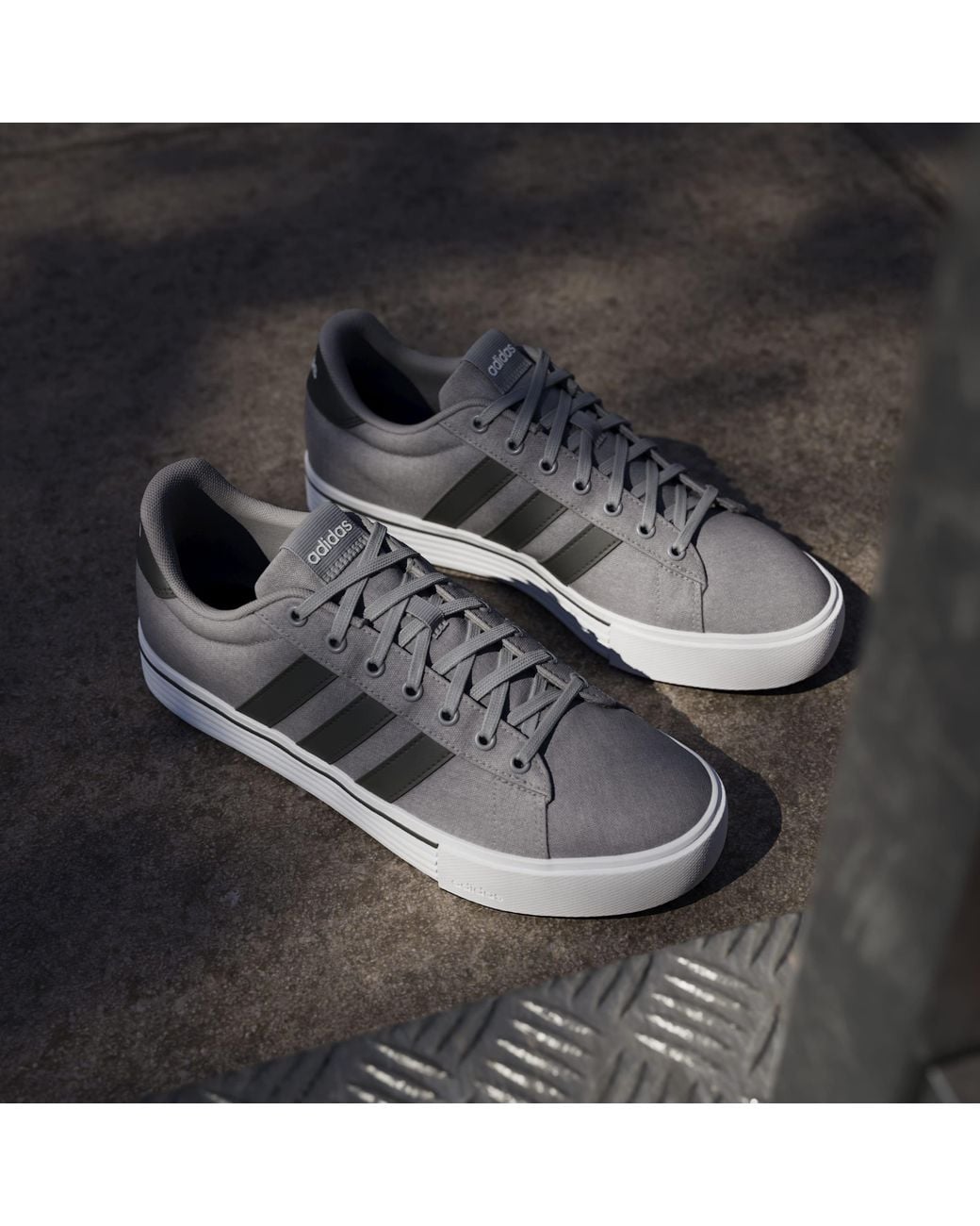 Adidas Gray Daily 4.0 Shoes Adults for men