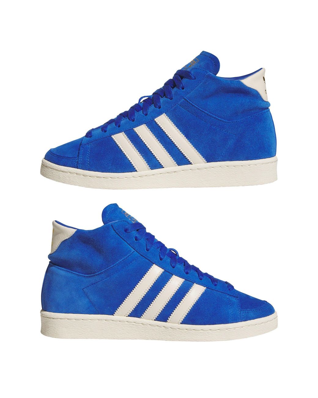 Adidas Blue Adults Jabbar Hi Basketball Trainers