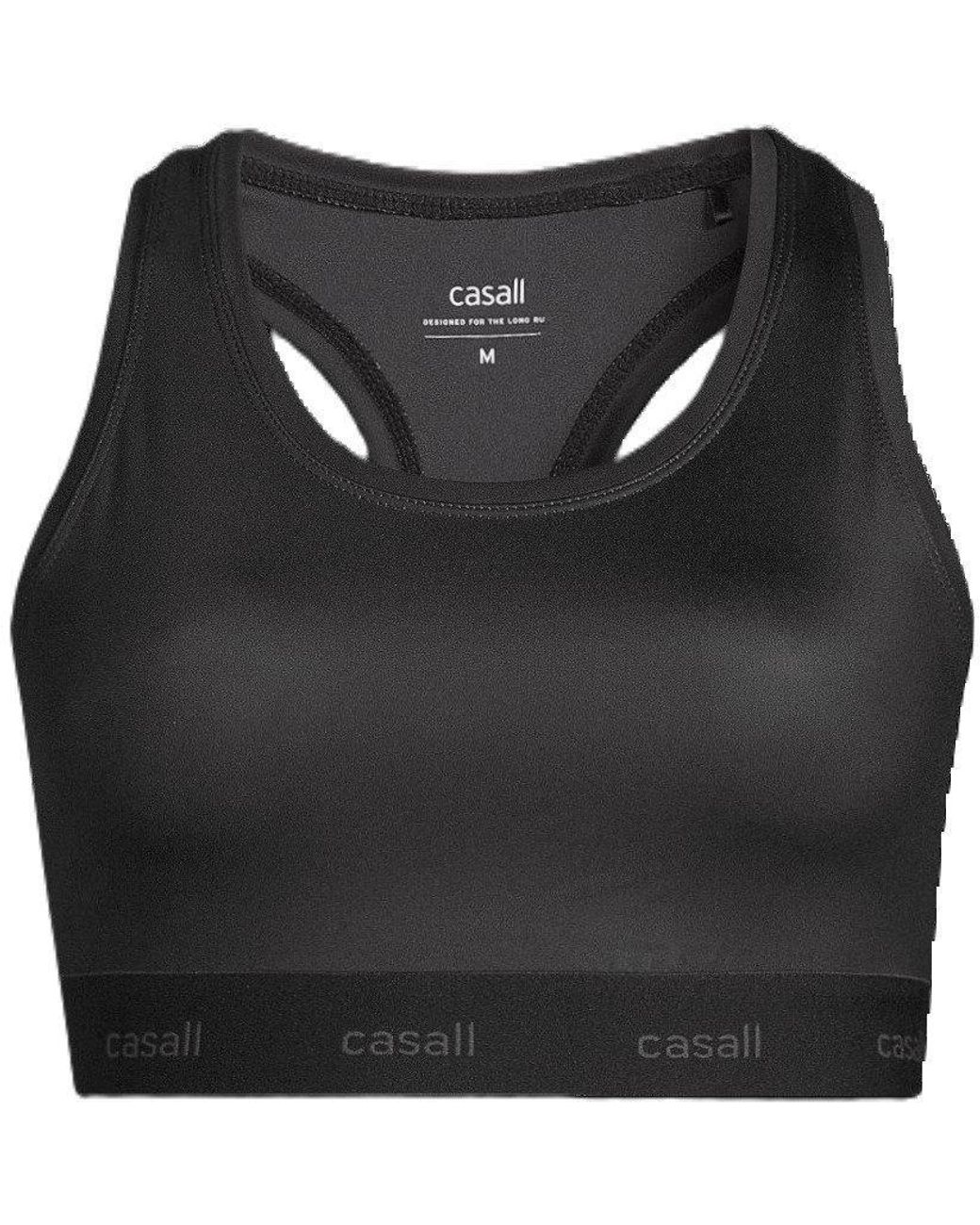 Casall Black Medium Impact Sports Bra