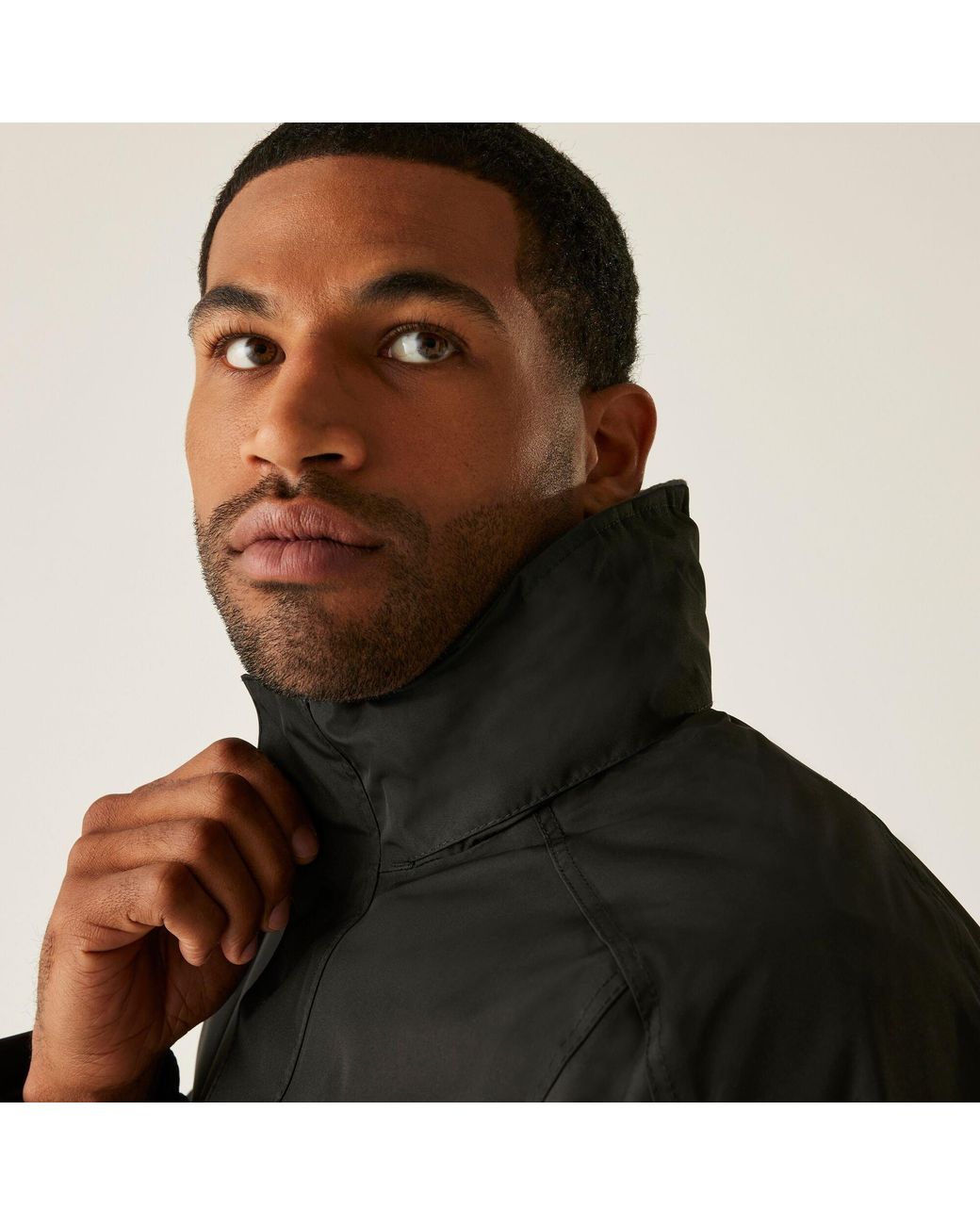 Regatta Black Dover Fleece Lined Waterproof Insulated Bomb for men