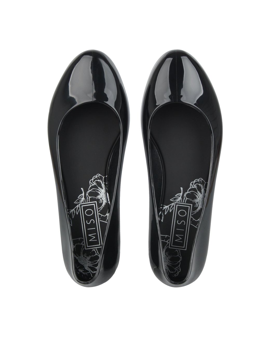 Miso Black Jelly Ballet Pumps