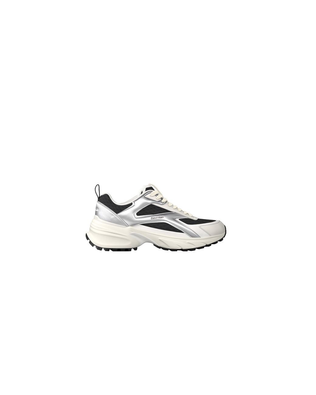 Calvin Klein White Hike Breathable Mesh Runners