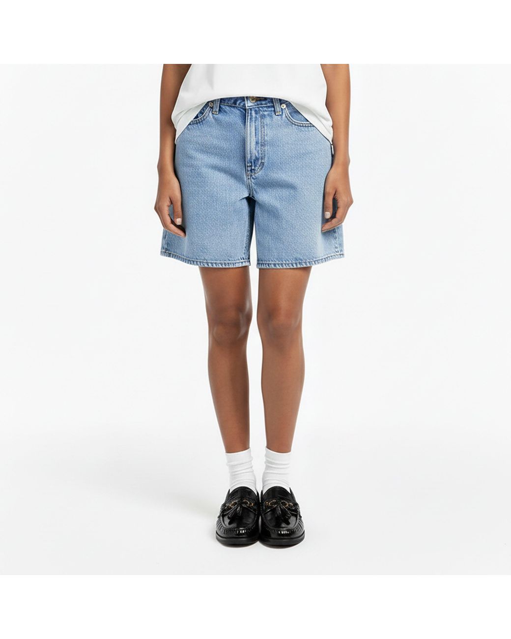 Calvin Klein Black Denim Shorts for men