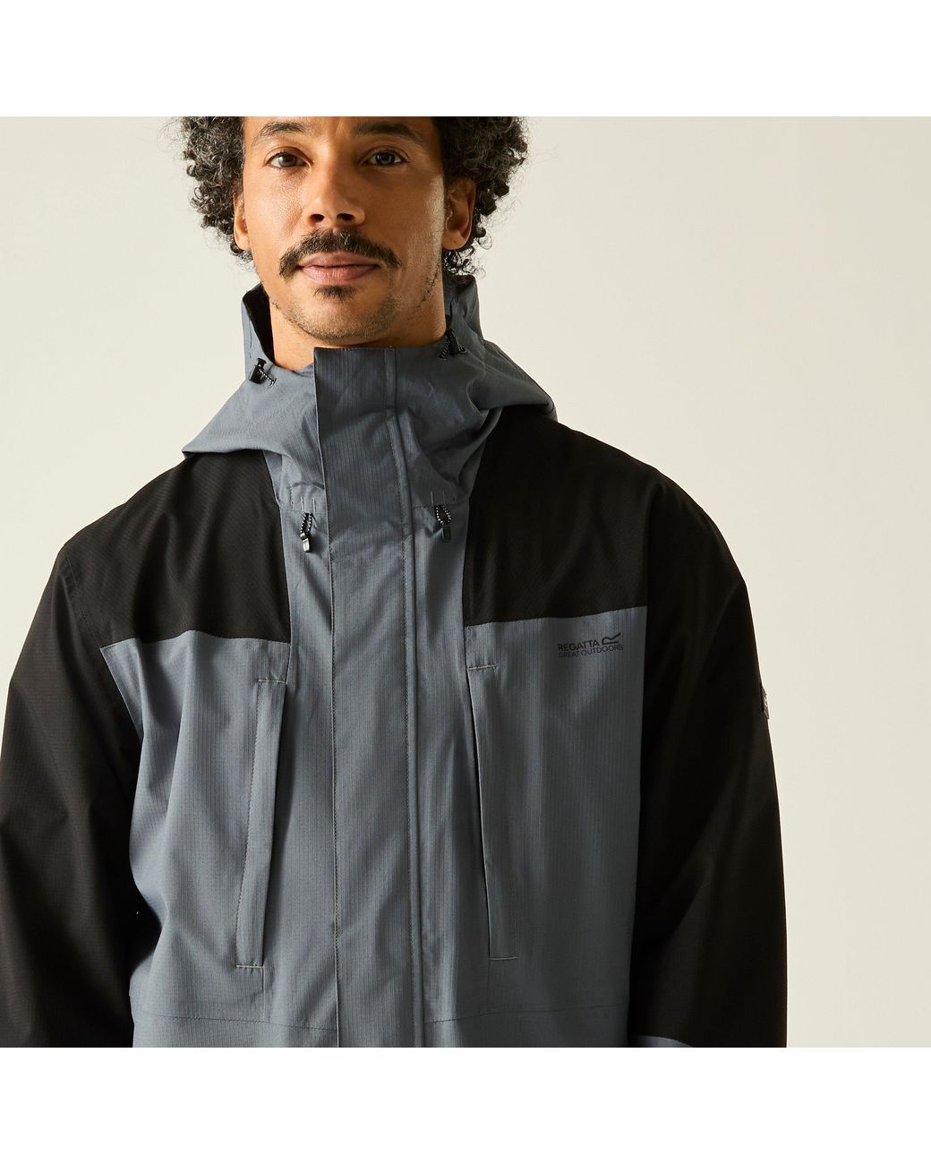 Regatta Black Freesdale Waterproof Isotex Jacket for men
