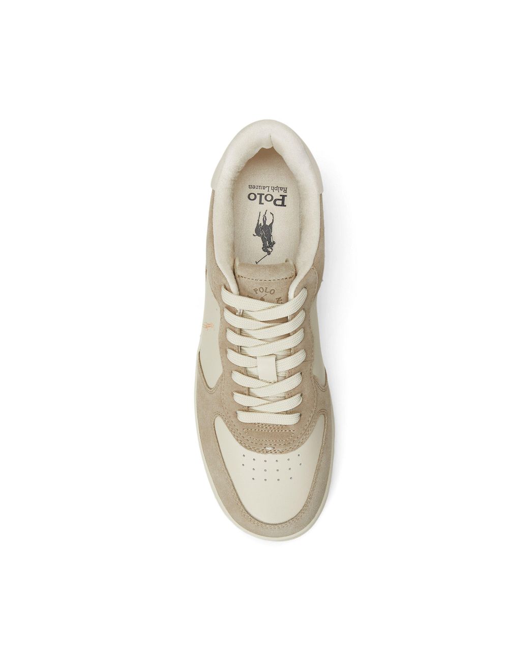Polo Ralph Lauren Natural Masters Court Leather Trainers for men