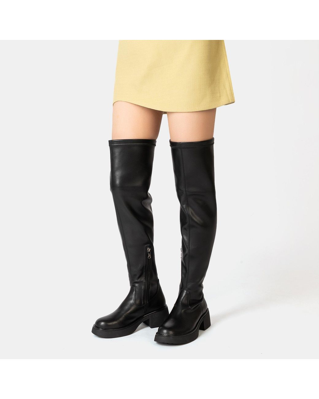 Miso Black Over The Knee Ladies Boots