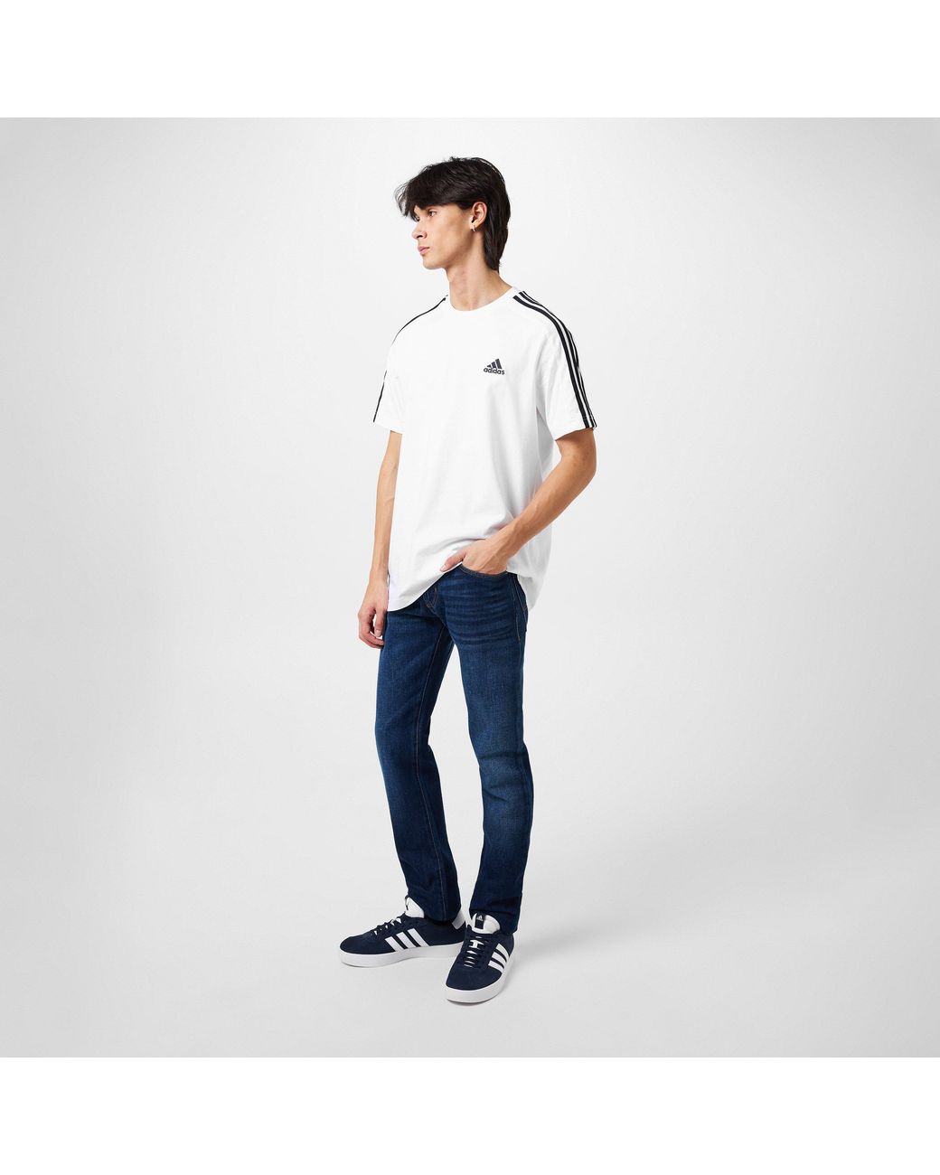 Adidas Blue Vl Court 3.0 Shoes for men