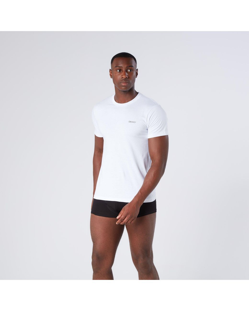DKNY White 3 Pack Short Sleeve T-Shirts Giants for men