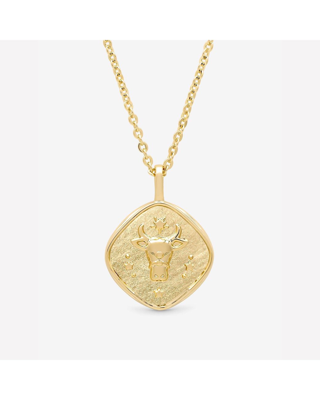 Jon Richard Red Plated Molten Horoscope Necklace