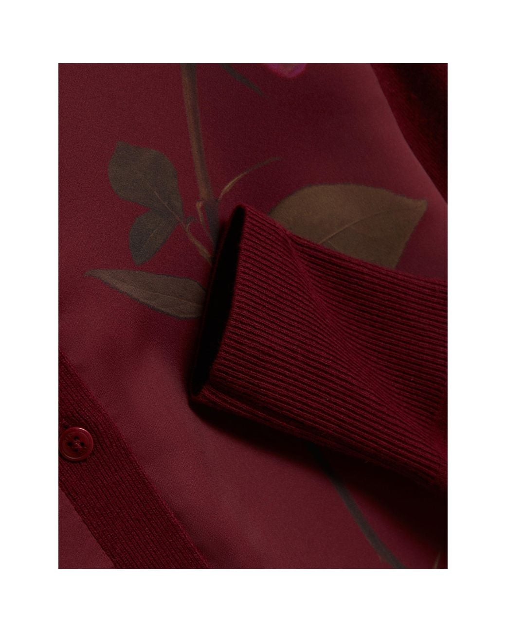 Ted Baker Red Ted Floral Cardigan Ld64