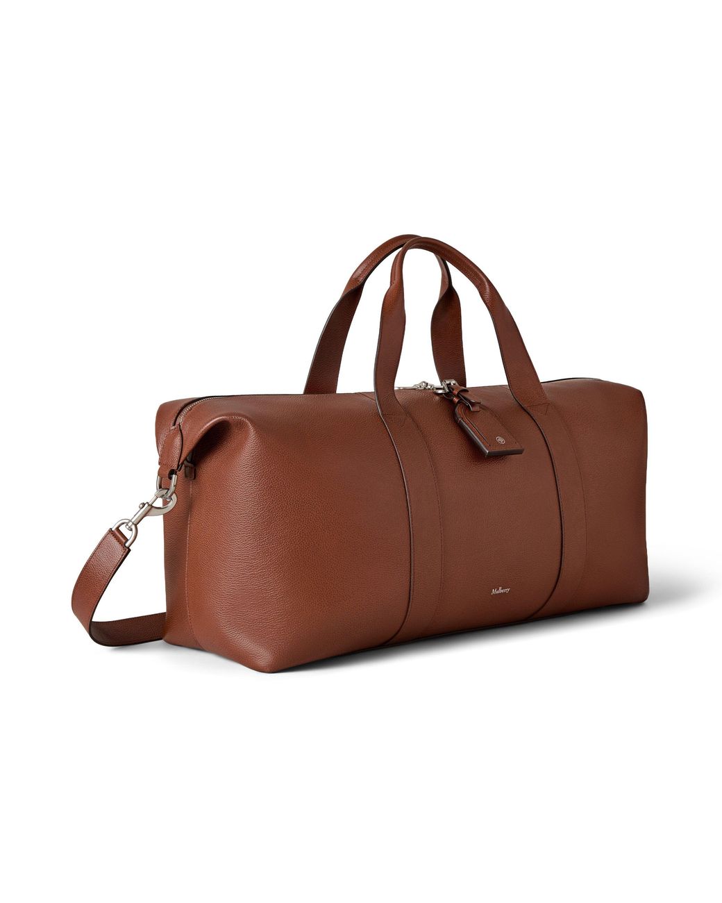 Mulberry Brown Heritage Medium Leather Clipper for men