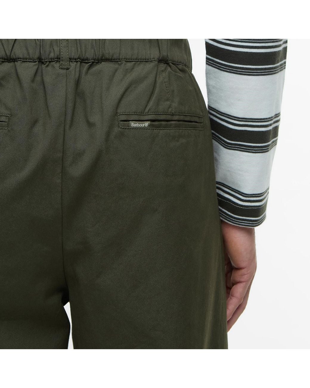 Barbour Green Cole Trousers for men