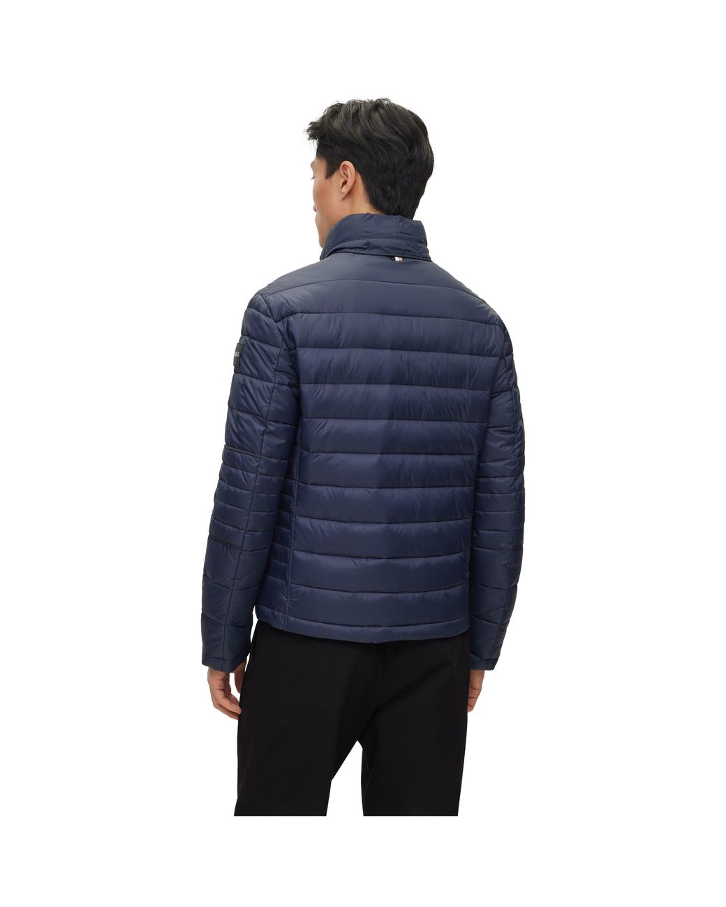 Boss Blue Dampan2 Tailored Structured Formal Coat for men