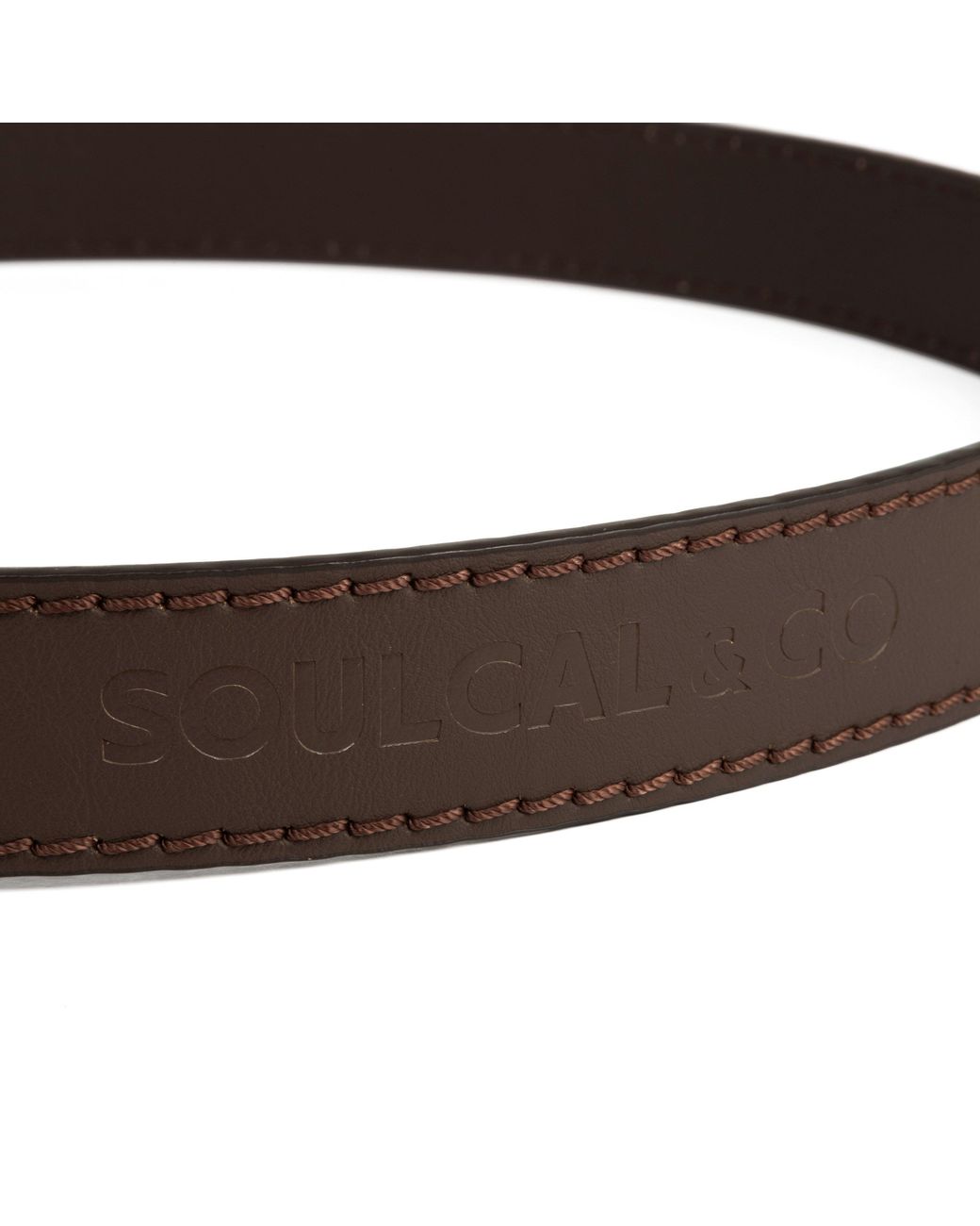 SoulCal & Co California Brown Logo Belt for men