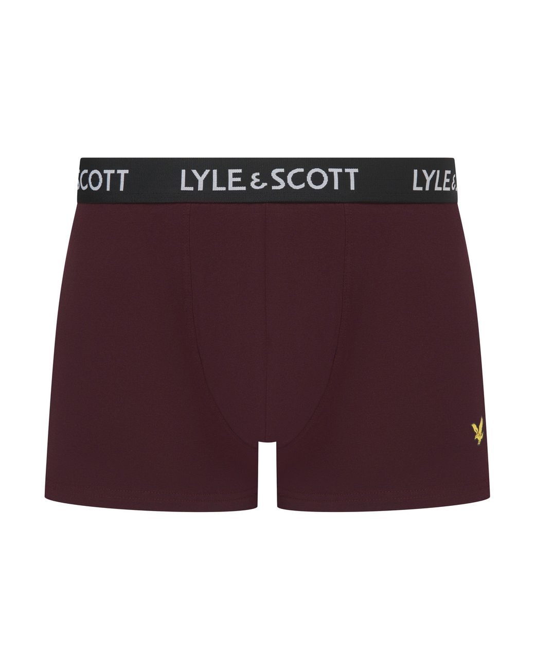 Lyle & Scott Black Lyle 3 Pack Trunk for men