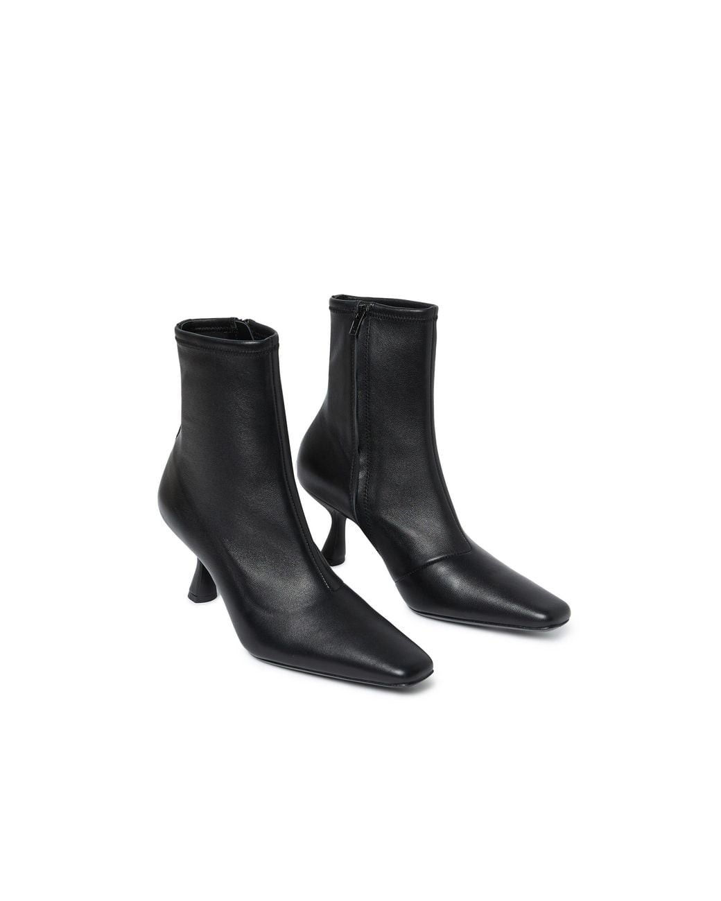 Loeffler Randall Black Thandy Ab Ankle Heeled Boot
