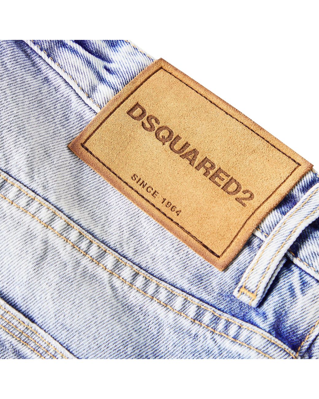 DSquared² Blue Dsq Teddy Slim Fit Jeans for men