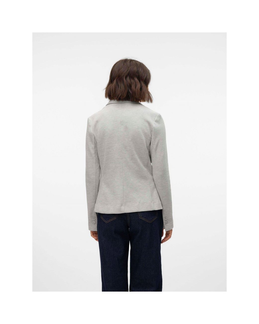 Vero Moda Gray Julia Ls Blazer