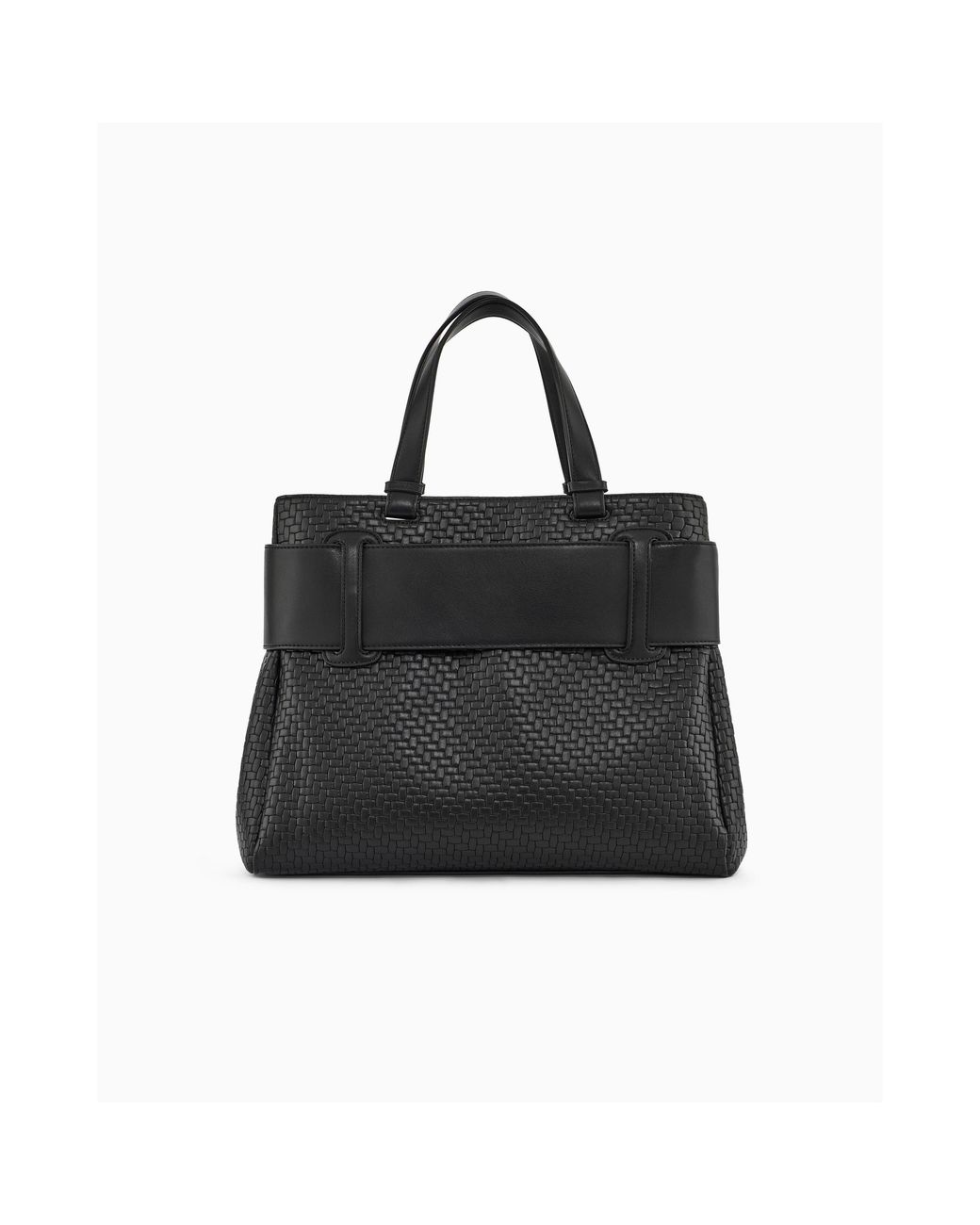 ARMANI EXCHANGE Black Shopping Bag