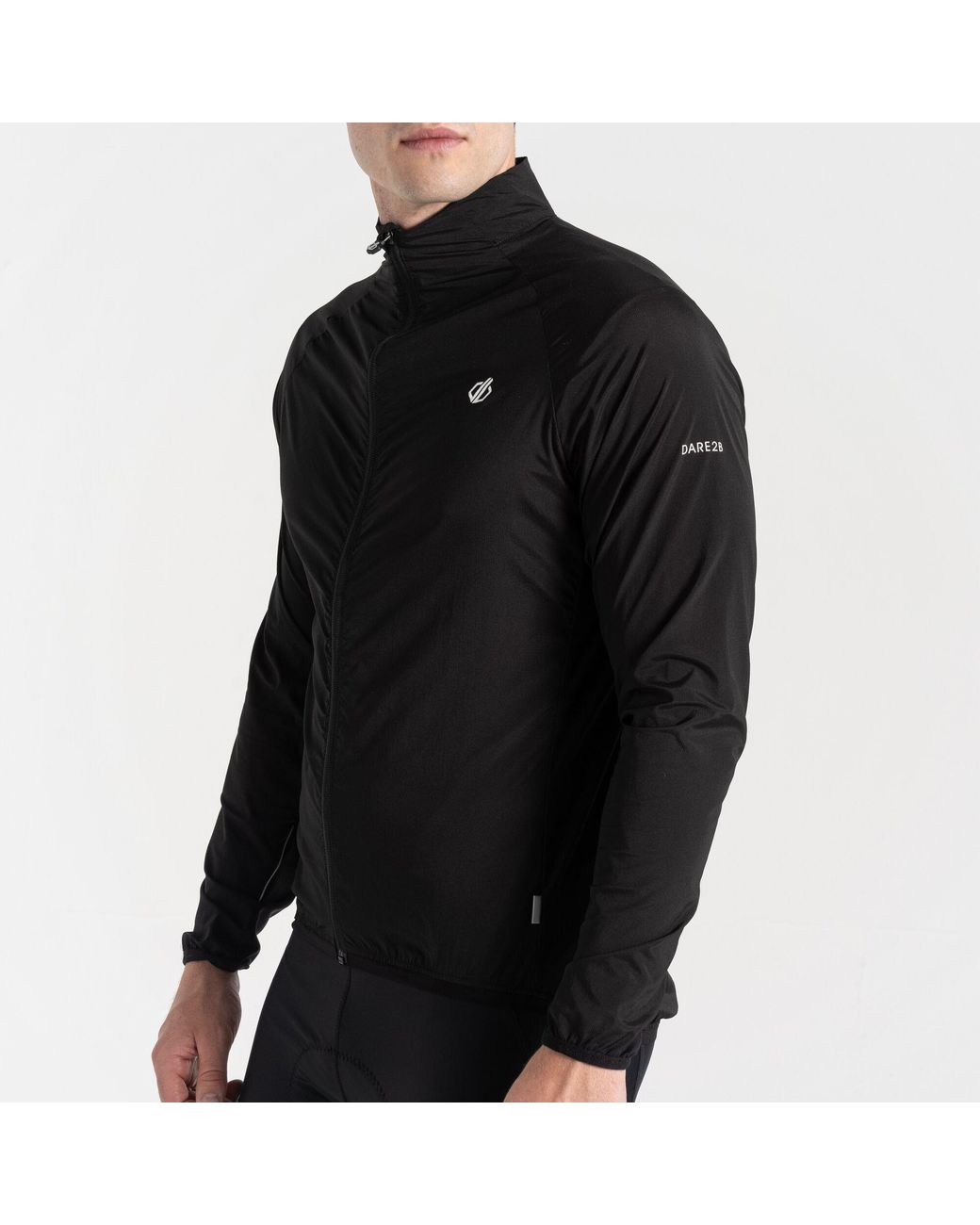 Dare 2b Black Aep Exemplary Lightweight Windshell Jacket for men