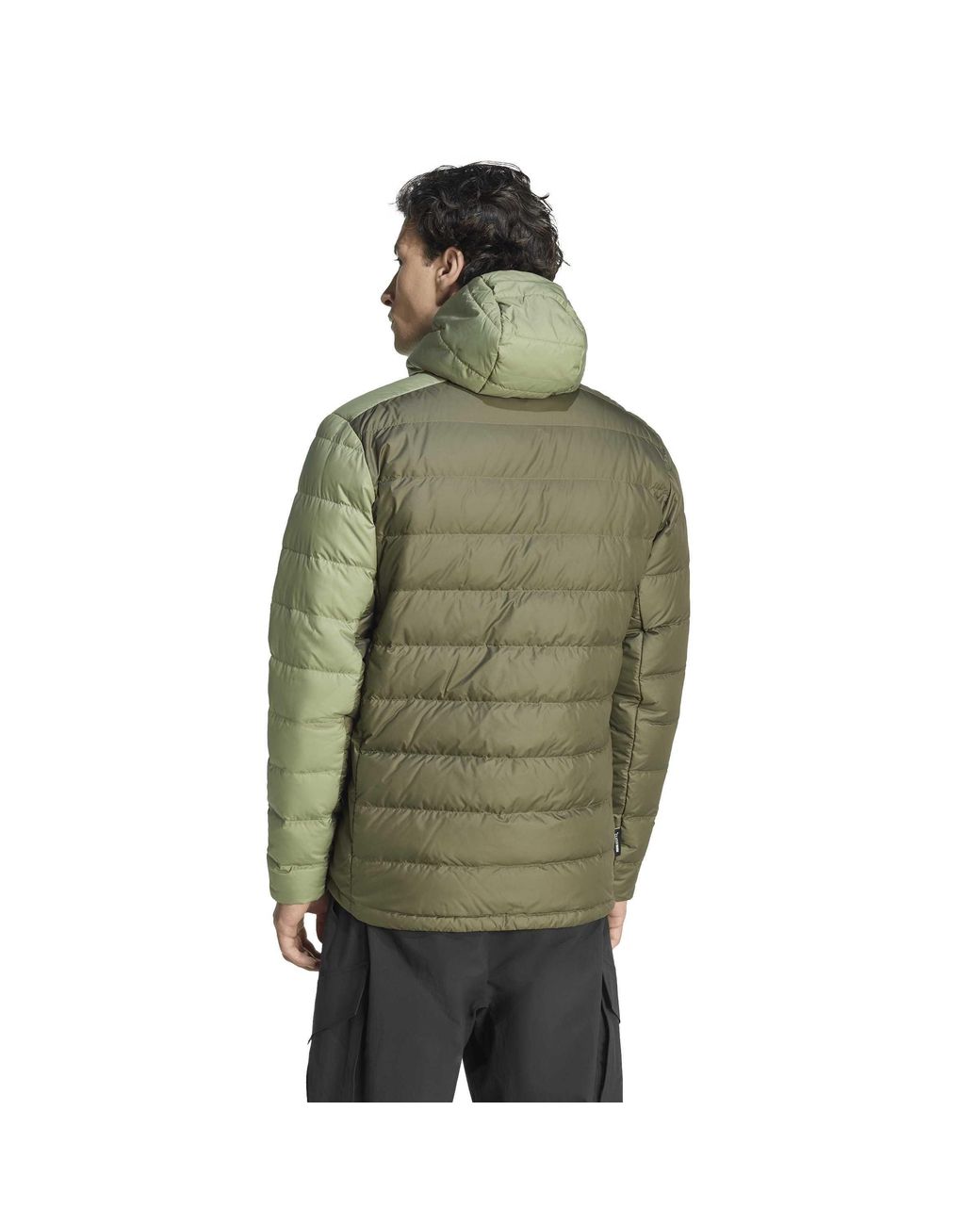 Adidas Green Mt Down Hooded Jacket for men