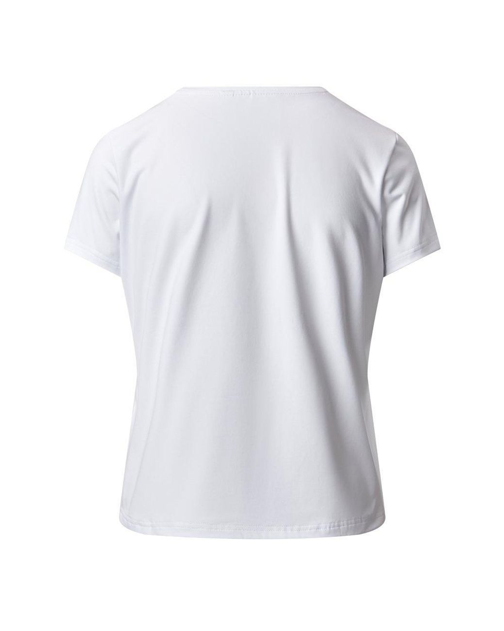 Gym King White Vic Performance Short-Sleeve Round-Neck T-Shirt