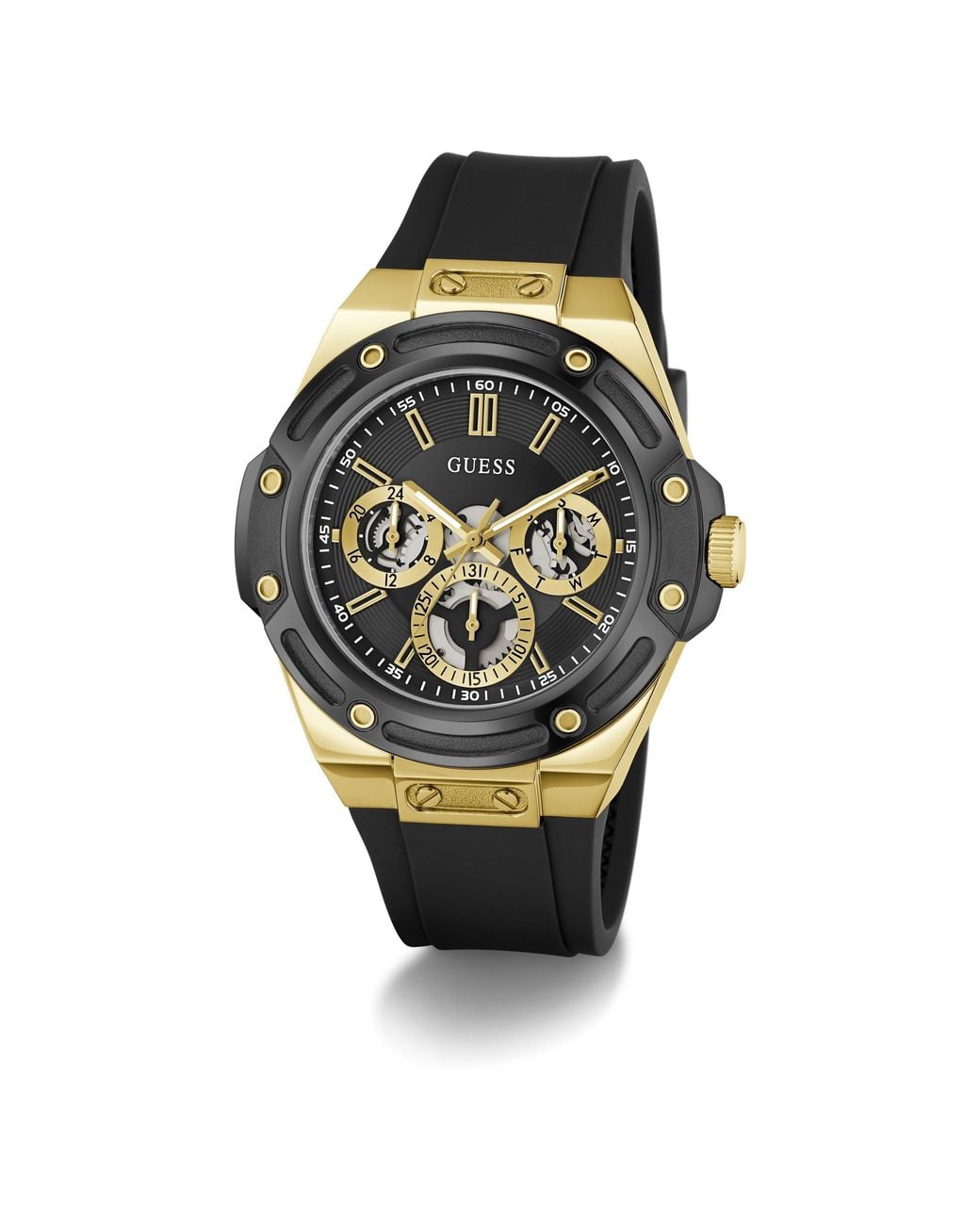 Guess Metallic Gesjwl Carver Watch Sn71 for men