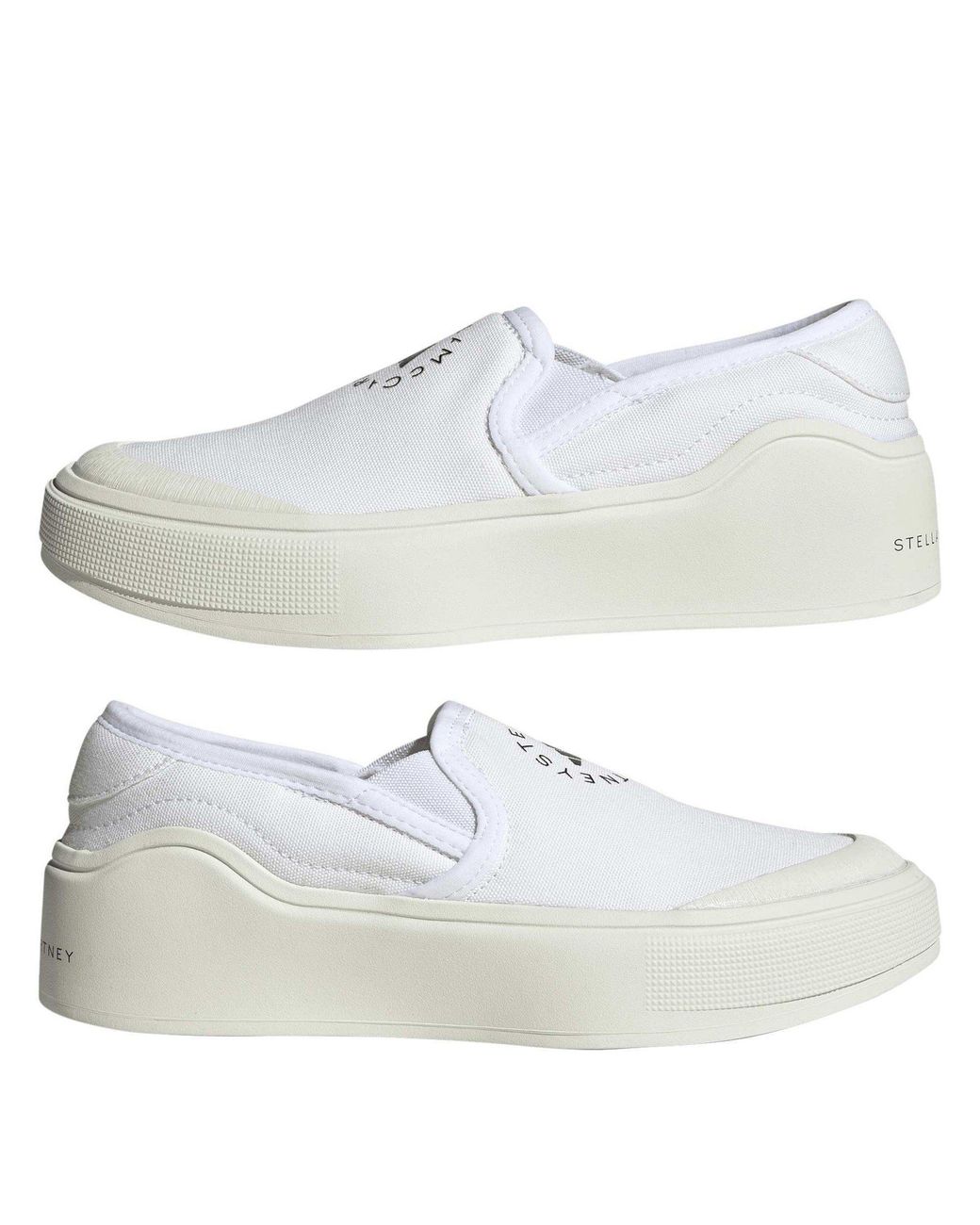 Adidas Blue Court Slip On Trainers