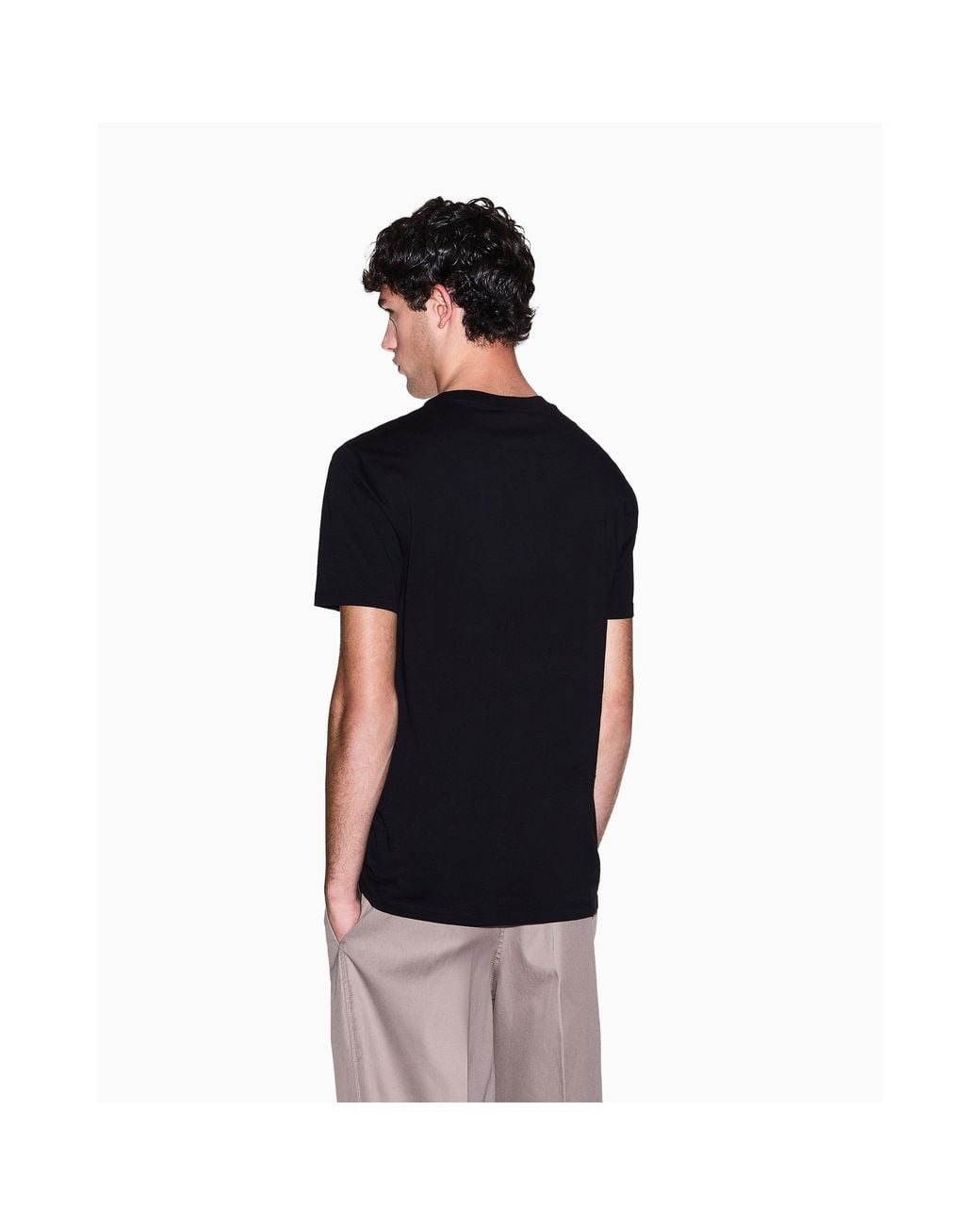 ARMANI EXCHANGE Black T-Shirt for men