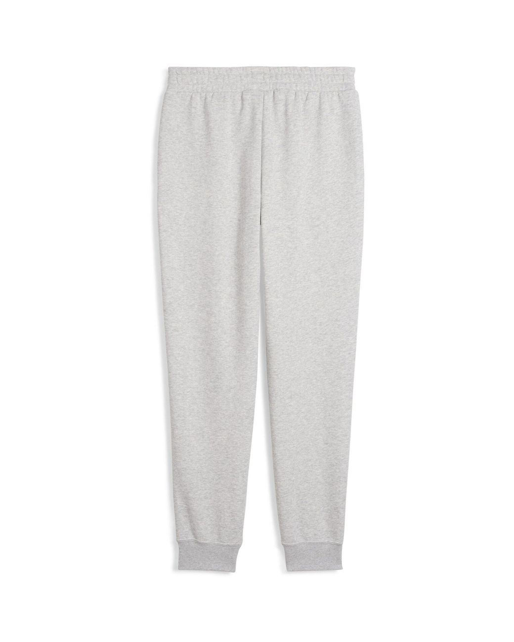 PUMA Gray Essentials Logo Slim Trousers