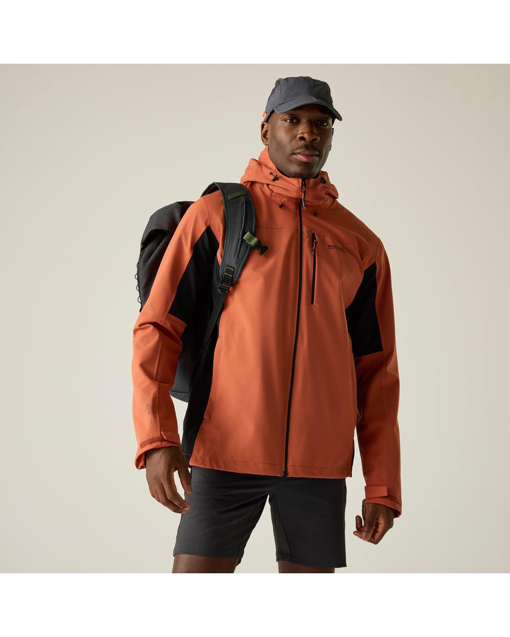 Regatta Red Birchdale Ii Isotex 15000 Breathable Long Sleeve Waterproof Jacket for men